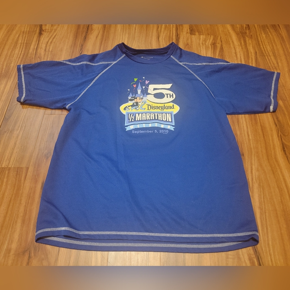 Champion Disneyland 1/2 Marathon Weekend 5th Anniversary Short Sleeve Shirt